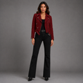 Modern Precision Faux-Suede Moto Jacket