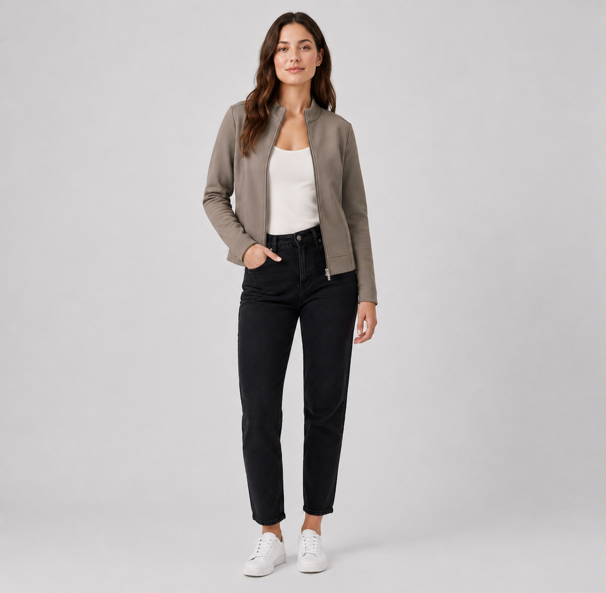Women’s Slim-Fit Full-Zip Jacket