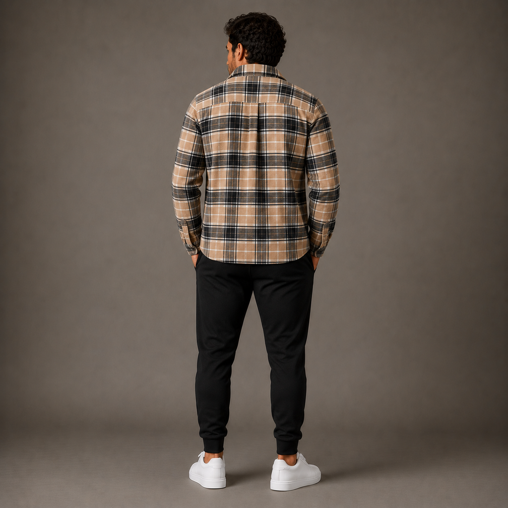 Modern Precision Plaid Layer