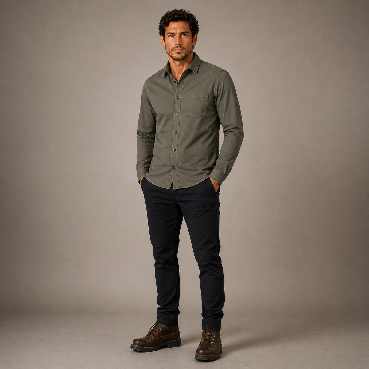 Modern Precision Long-Sleeve Shirt