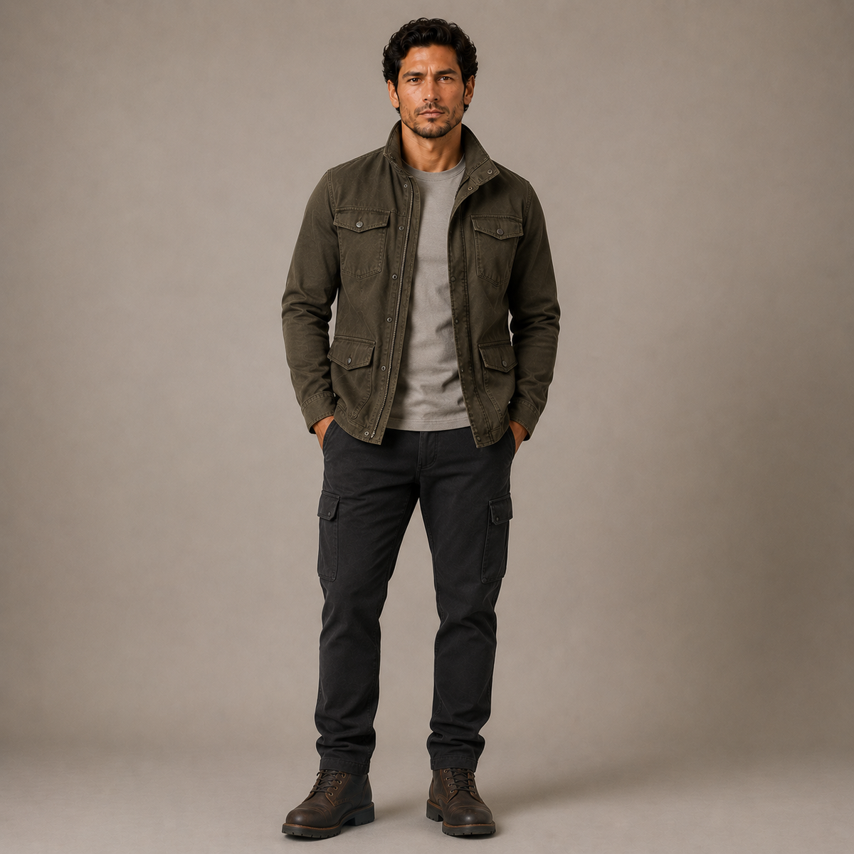 Modern Precision Utility Jacket