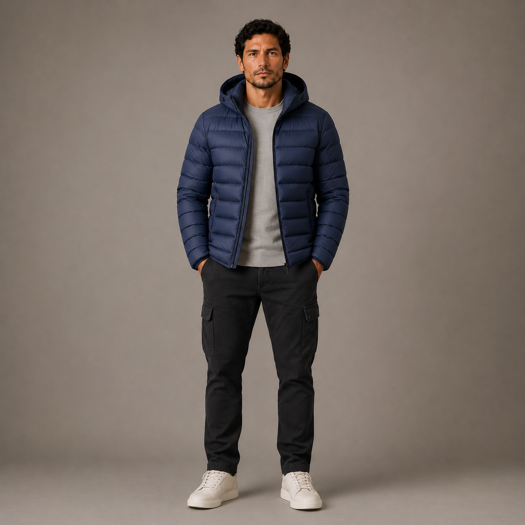 Modern Precision Hooded Puffer