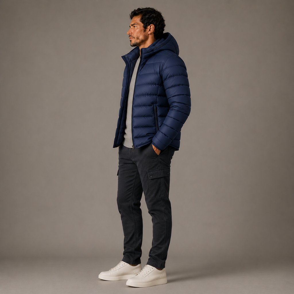 Modern Precision Hooded Puffer