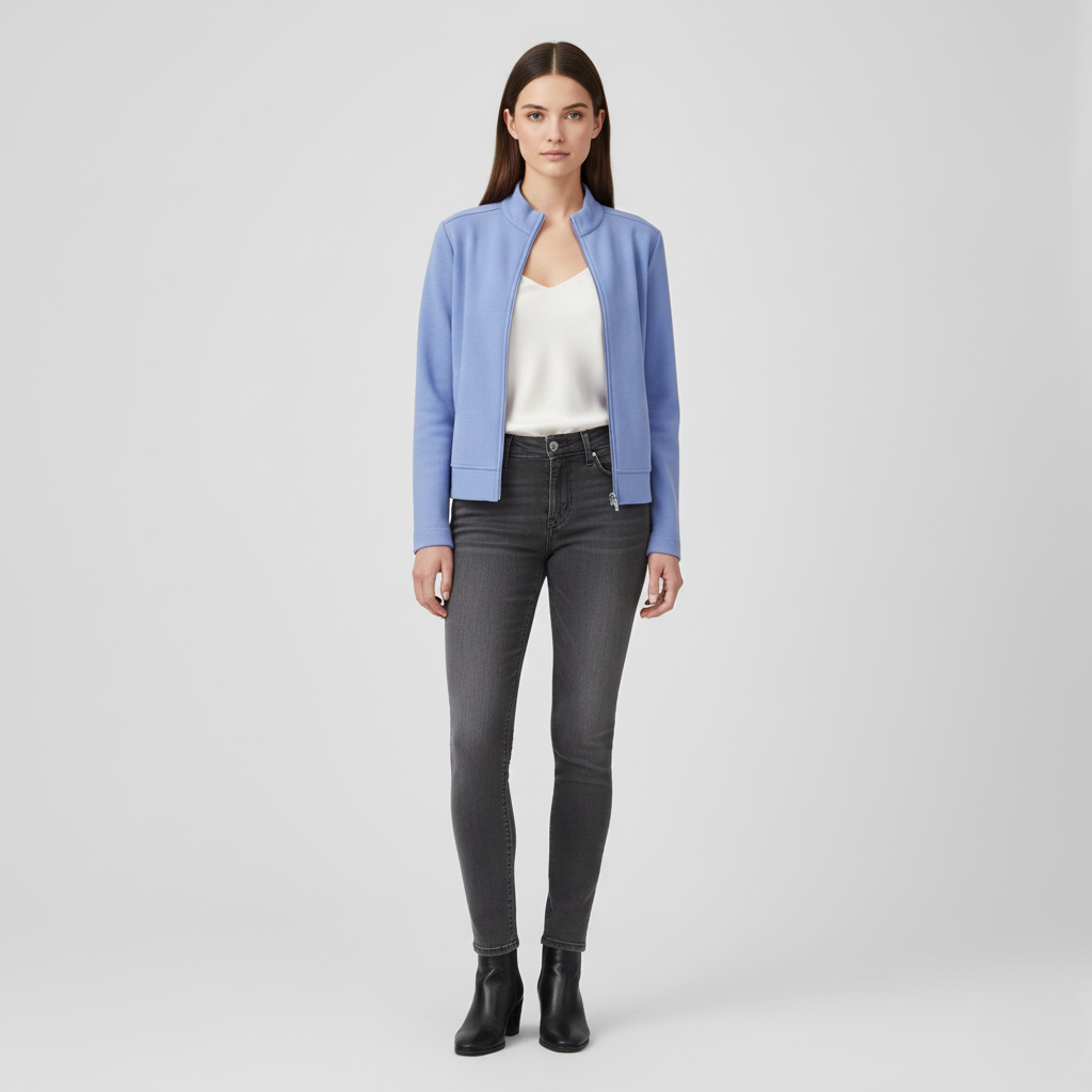 Women’s Slim-Fit Full-Zip Jacket 1