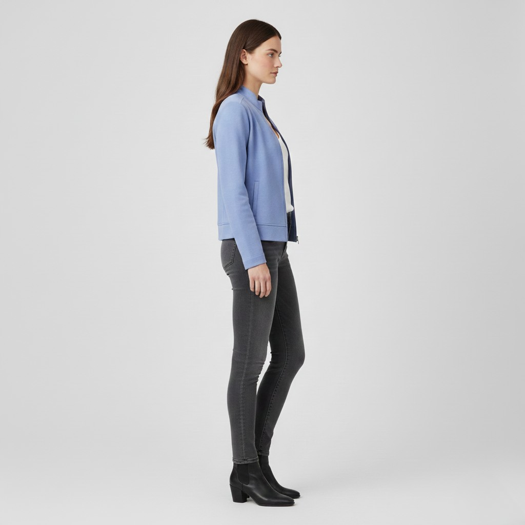 Women’s Slim-Fit Full-Zip Jacket 1