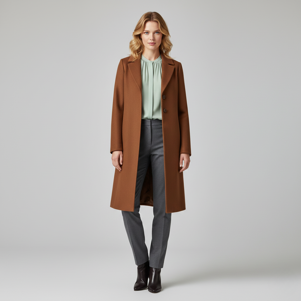 Modern Tailored Camel Outerwear 15