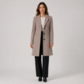 Women’s Sleek Mid-Length Tailored Coat