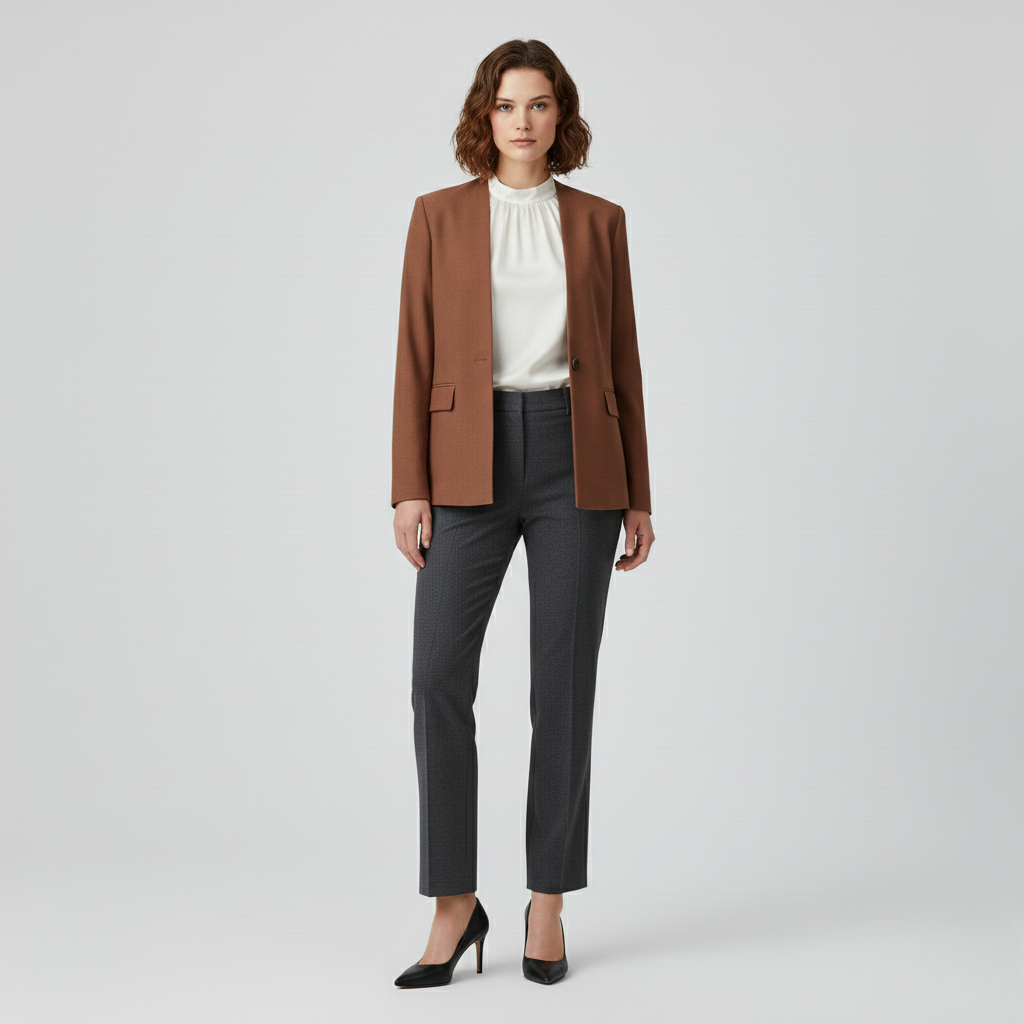 Modern Precision One-Button Tailored Jacket 14