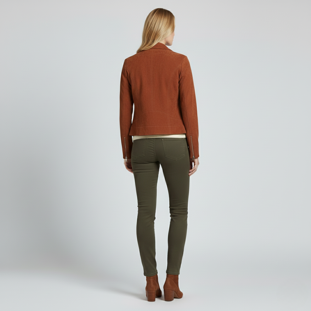 Modern Precision Faux-Suede Moto Jacket 12