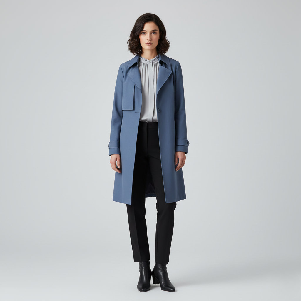 Women’s Classic Belted Trench Jacket 2