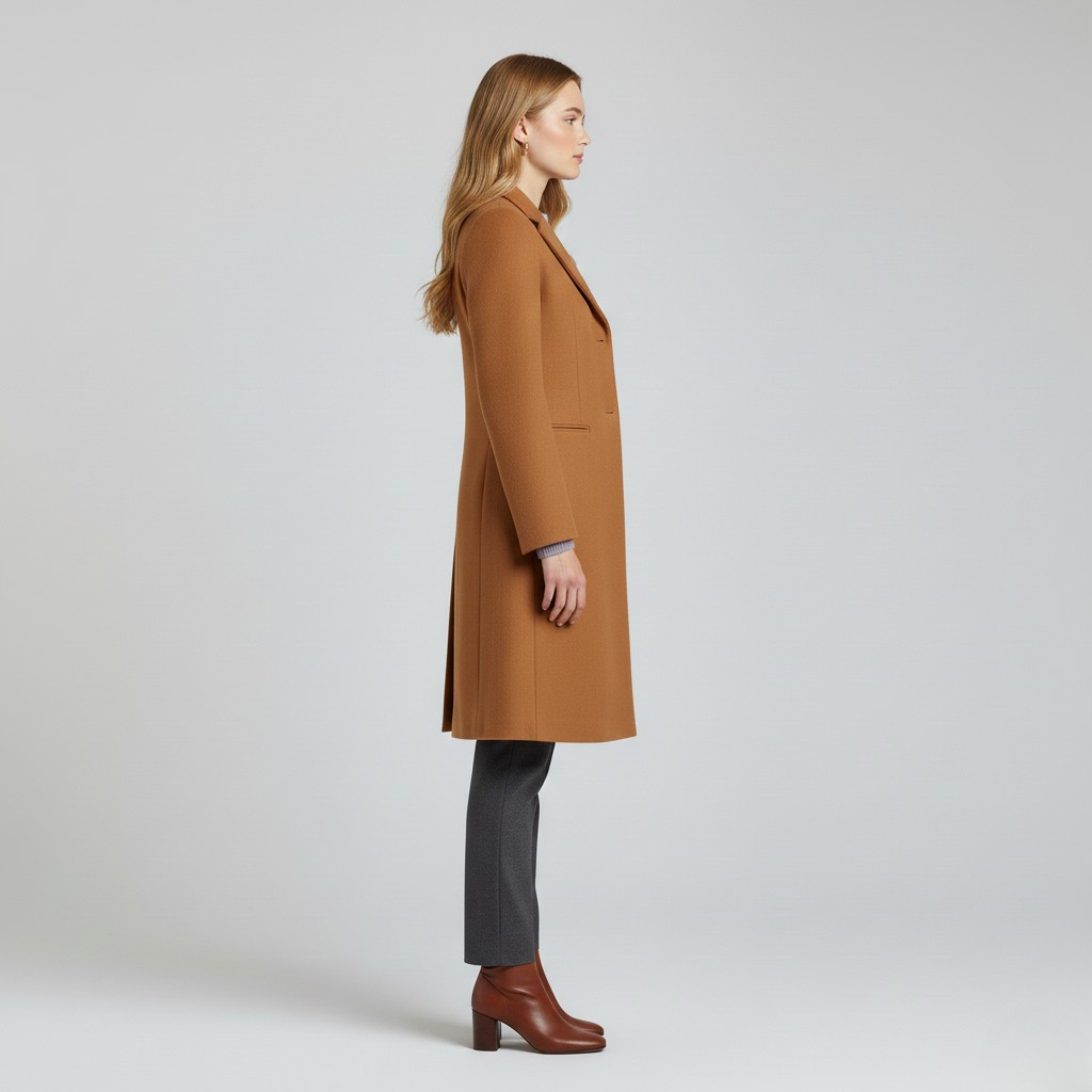 Women’s Sleek Longline Tailored Coat 4