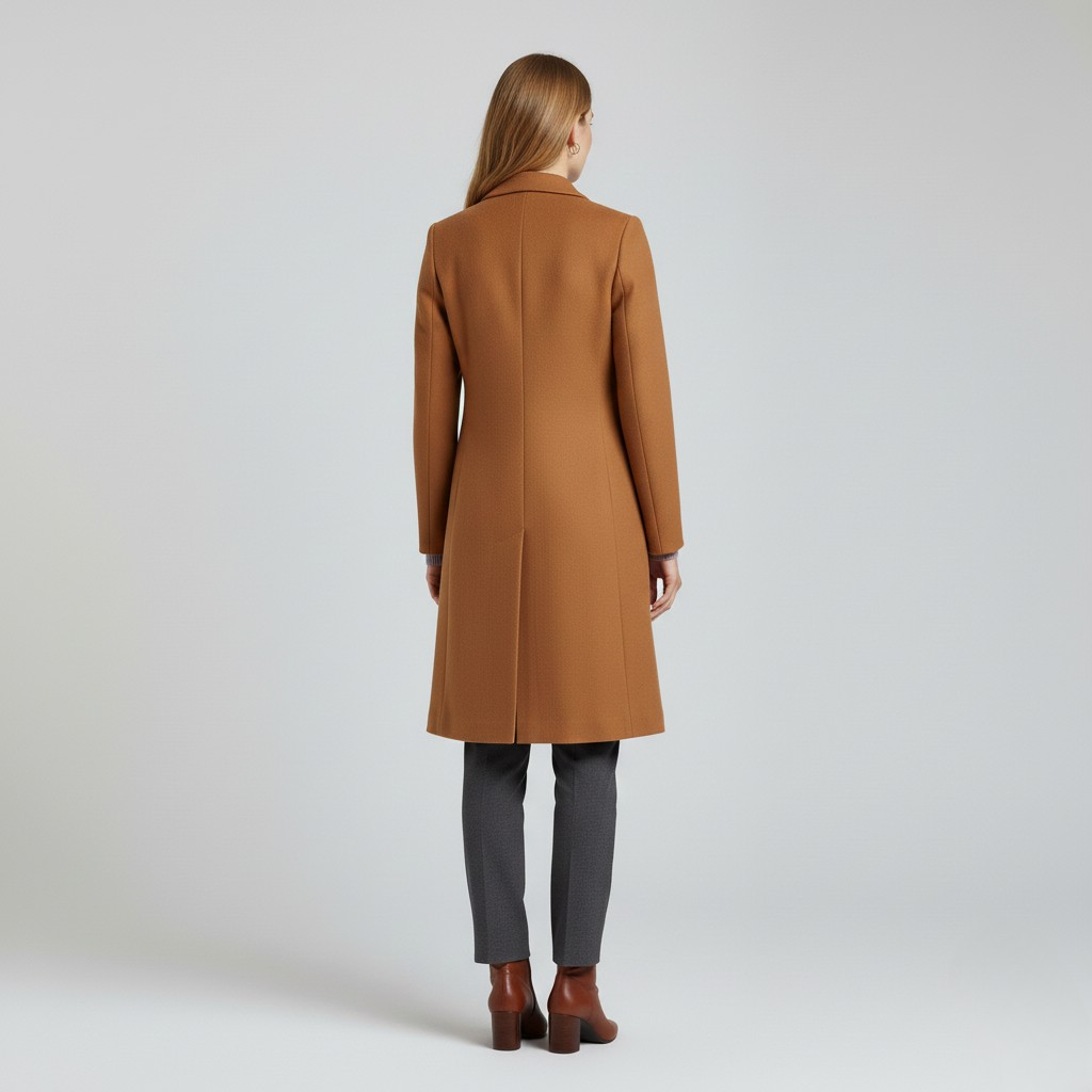 Women’s Sleek Longline Tailored Coat 4