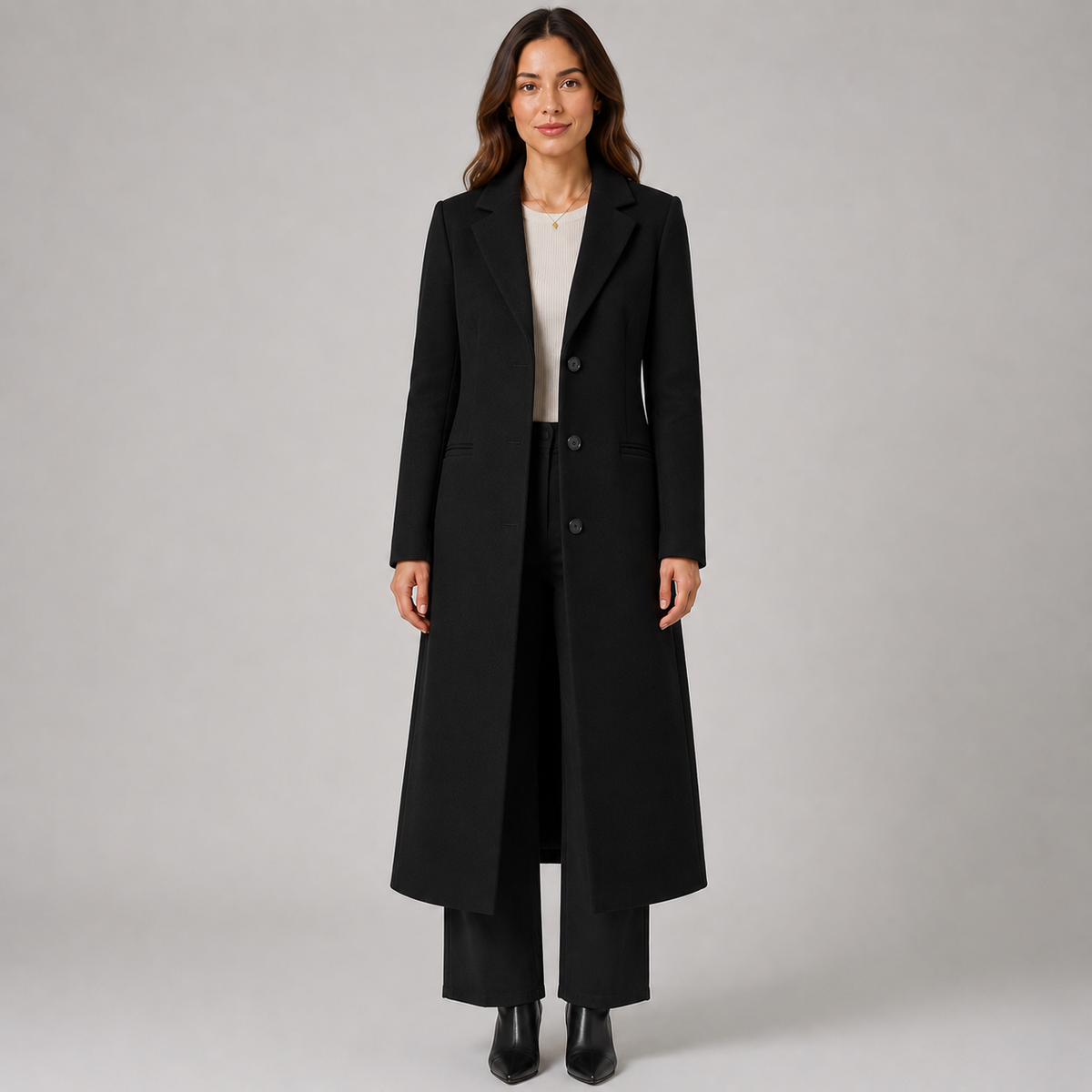 Women’s Sleek Longline Tailored Coat