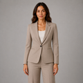 Women’s Sleek Single-Button Blazer
