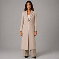 Women’s Sleek Minimalist Longline Coat